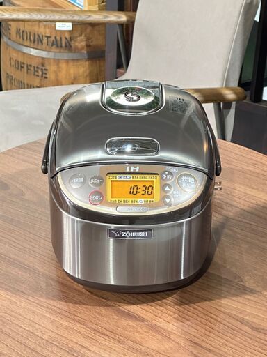 【ZOJIRUSHI】象印 ３合炊きIH炊飯ジャー 極め炊き NP-GJ05KS 2023年 ステンレスブラウン 汚れが付きにくいボディ 省エネ