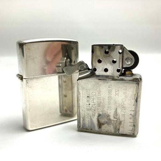 【中古品】ジッポー Zippo STERLING 2000 スターリングシルバー インサイドユニット刻印L XV/1999年12月製造 USA製