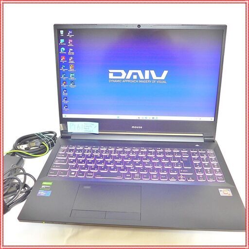 【ゲーミングPC】mouse DAIV 5D-R7 Ryzen 7 3700X GTX1660Ti NVMe 512GB メモリ 16GB Office 搭載