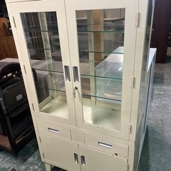 □ioy0212□三越家具 ブルージュ ガラスキャビネット サイドボード