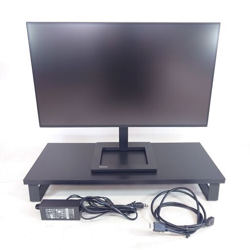 【取引成立】PHILIPS フィリップス 242E2 23.8型 液晶モニター HDMIケーブル付き モニター台付き 242E2F/11【中古】