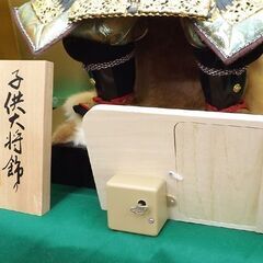 子供大将飾り 御弓太刀飾 御屏風 五月人形 平飾り 高さ67cm 端午の節句 子供の日 札幌市 豊平区 西岡