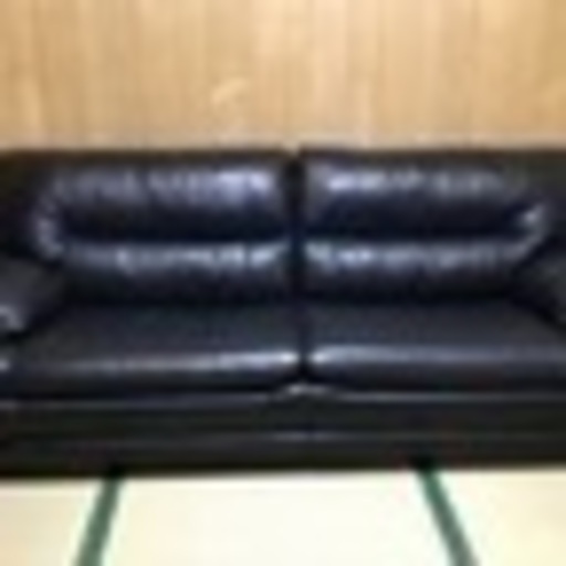 高級総本革3Pソファー（美品）