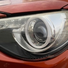 86 自作ヘッドライト イカリング、モノアイ加工