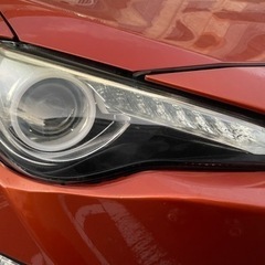 86 自作ヘッドライト イカリング、モノアイ加工