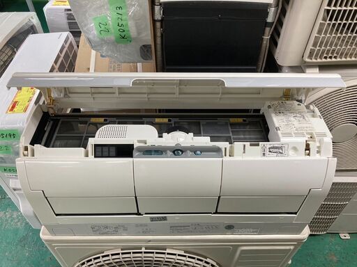 K05407　日立　中古エアコン　主に23畳用　冷房能力　7.1KW ／ 暖房能力　8.5KW