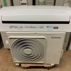 K05409　中古エアコン アイリスオーヤマ 2018年製 主に6畳用 冷房能力 2.2KW / 暖房能力 2.2KW