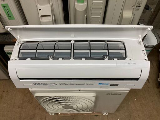 K05409　中古エアコン アイリスオーヤマ 2018年製 主に6畳用 冷房能力 2.2KW / 暖房能力 2.2KW