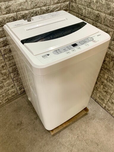 大阪送料無料★3か月保障付き★洗濯機★2018年★ヤマダ★6.0kg★YWM-T60A1★S-55