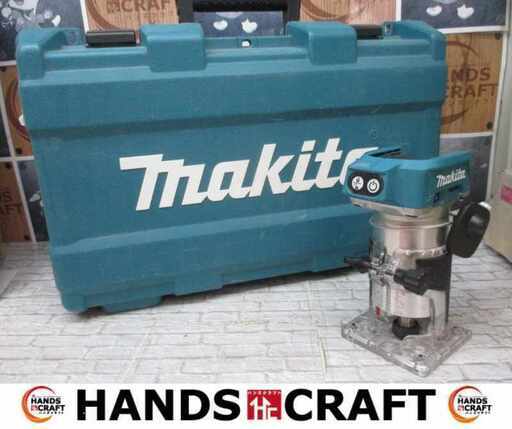 makita マキタ RT50D 充電トリマ 18V バッテリー×2 充電器 トリマビット数本付属 中古品 【ハンズクラフト宜野湾店】