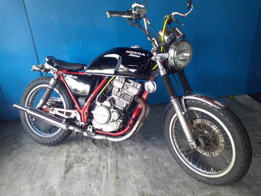 HONDA GB250クラブマン-4 黒/赤  自賠責で乗れます 半額配送キャンペーン 現状渡し諸経費￥0- 横浜 P-Yard