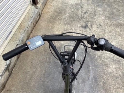 421  ルイガノ電動アシスト自転車20-18インチ　カーキボディー 421 ルイガノ電動アシスト自転車20-18インチ カーキボディー