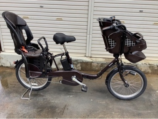 424  パナソニック最新機種電動アシスト自転車gyutto20インチブラウンボディー
