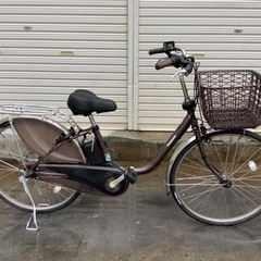 428 パナソニック最新機種電動アシスト自転車vivi 26インチブラウン