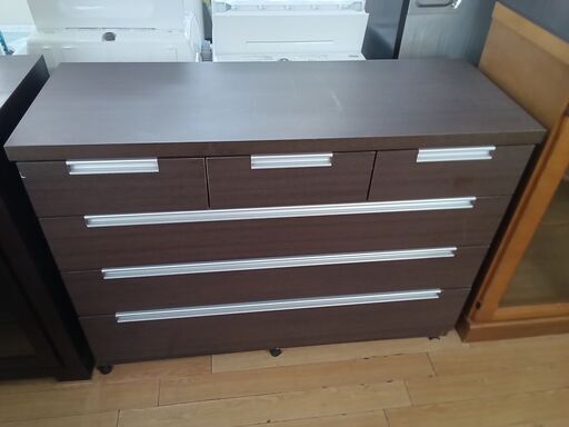 ★ジモティ割あり★ NITORI チェスト ブラウン H88×D45×W119 クリーニング済み TK2476
