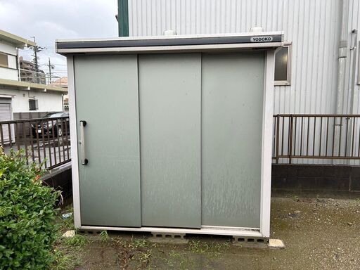 即決　ヨドコウ物置　YODOKO BIG 中川区春田３丁目　7/17 10:00　現地回収できる方のみ　家具 収納家具 物置
