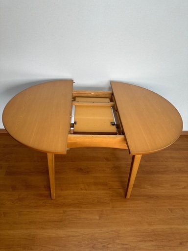 KOIZUMI 伸長式テーブル ダイニングテーブル 良品】KOIZUMI 伸縮式