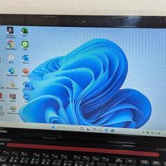 オシャレな赤】東芝dynabook T553/37JBMR 8G SSD128G W11
