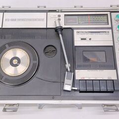 CROWN ポータブルレコードプレーヤー GTX-5000 ラジオ カセット 