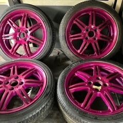 WORK　ホイール！165/50R16 4穴5.5j 45 PCD100 軽自動車！