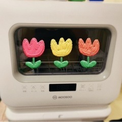 食洗機　乾燥機能付　moosoo MX10 タンク式食器洗浄機 据置型乾燥機