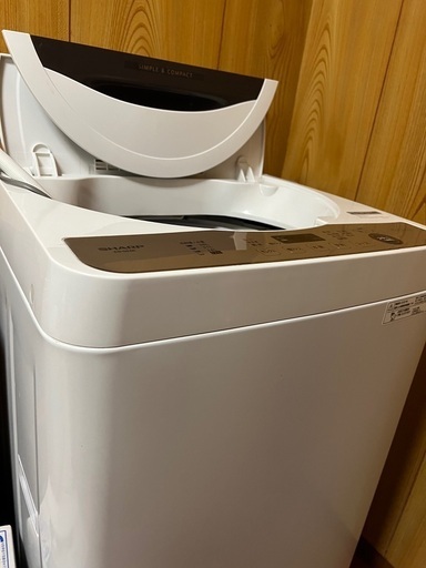 SHARP 洗濯機　ES-GE6E 2021年製