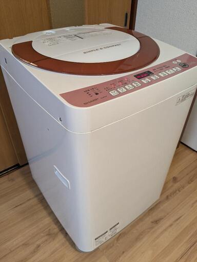 ■　洗濯機、7キロ、ファミリーサイズ、SHARP、山梨県甲斐市
