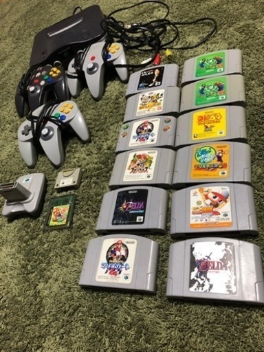 任天堂64セット＋ソフト多数　美品
