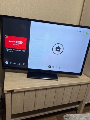 Panasonic パナソニック 32型テレビ テレビ台付き
