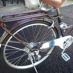 中古自転車3125 26インチ 6段ギヤ ダイナモライト