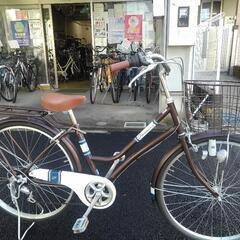 中古自転車3125 26インチ 6段ギヤ ダイナモライト
