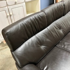 karimoku カリモク 3Pソファ 本革 36万 ZT73モデル