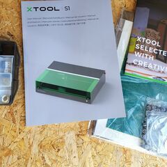 レーザー彫刻機 XTool S1 40W メッシュ作業台 増高台 ロータリー 