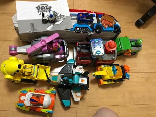 パウパトロール☆ビークル８点まとめ売り