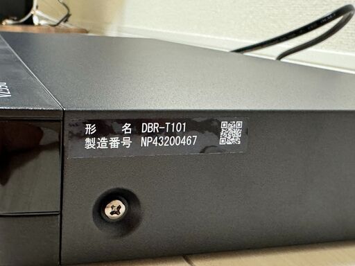 東芝 REGZA ブルーレイディスクレコーダー DBR-T101