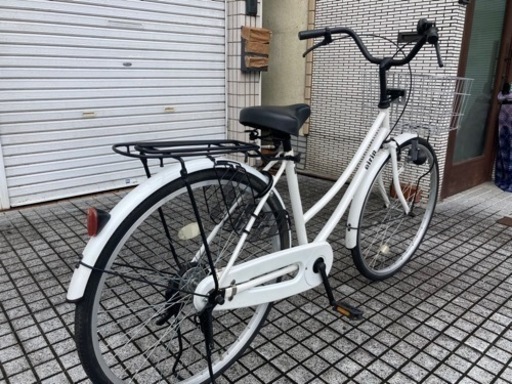 26インチ自転車】美品❗️状態良❗️変速なし 前カゴ、鍵新品❗️スペアキーあり 若林自転車 膳所店 SALE中❗️ - その他