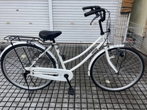 【26インチ自転車】美品❗️状態良❗️変速なし　前カゴ、鍵新品❗️スペアキーあり　若林自転車　膳所店　SALE中❗️
