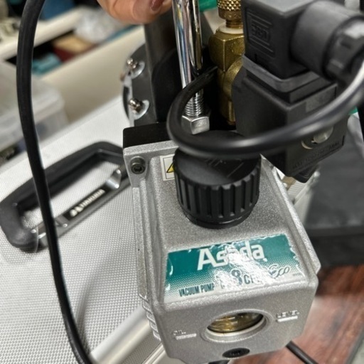 真空ポンプ アサダ WV210➕フレアツール アサダ 真空ポンプ1.8CFM Eco