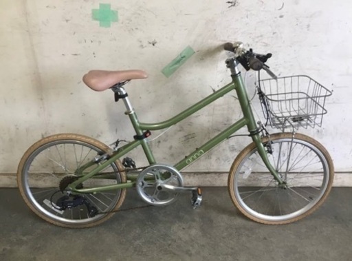 555□岐阜発　△anna/自転車/20インチ/7段変速/グリーン/走行確認/サドル汚れあり/グリップ汚れ有り/防犯登録有り/現状品　R5.11/7□y