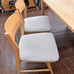 札幌 東区 unico/ウニコ SIGNE/シグネ ダイニング４点セット ナチュラル ベージュ 140×80×73cm 北欧スタイル ベンチ チェア 角が丸い リビング家具 