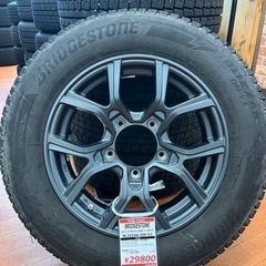 ジムニー用16 インチアルミホイール&スタッドレスタイヤ
