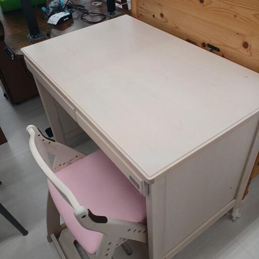 ★ジモティー割あり★学習机椅子付　現状販売　高さ(H)76× 幅(W)100× 奥行(D)62(cm)　【joh1614】