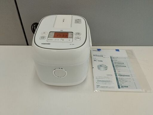 東芝　RC-5XN　3合炊き　IH炊飯ジャー『中古美品』2022年式