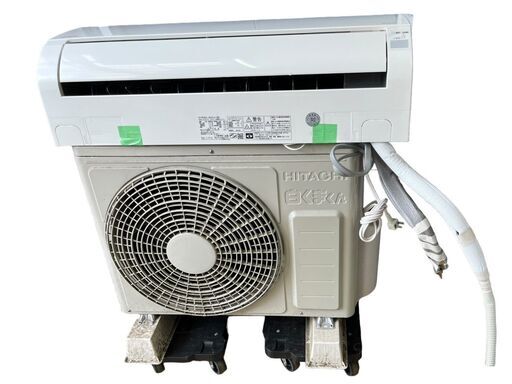 日立 HITACHI セパレート形ルームエアコン RAS-A22J(W) 2019年製 2.2kw 6畳用 動作確認済 美品　直接引取大歓迎‼　地域限定有料配送サービスあり‼