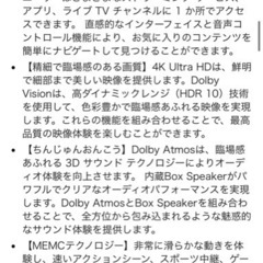 チューナーレステレビ 43V型 4K Google TV ネット動画対応