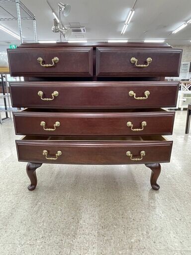 ★ジモティ割あり★ 大塚家具 チェスト ブラウン H81×D45×W75.5 クリーニング済み TJ7113 ☆ジモティ割あり☆ 大塚家具 チェスト ブラウン H81×D45×W75.5