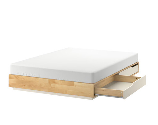 ダブルベッド IKEA Mandal Bedframe (160x200 cm)