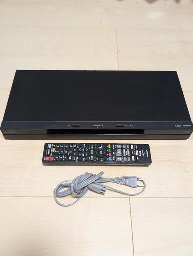【受渡し者決定】SHARP AQUOS シャープ ブルーレイディスクレコーダー BD-NW520 リモコン付 2018年製 動作確認済み