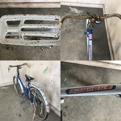 564★岐阜発　ヨコタの自転車/YOKOTA BICYCLE/自転車△22インチ/変速無し/昭和レトロ/サビ傷汚れ有り/劣化有り/走行確認/現状品　R5.10/16★y