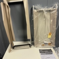 Haier ルームエアコン 大型窓用 延長枠付 JA-18W 2022年製 窓枠 エアコン リモコン/付属品有り 窓用エアコン